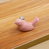 ESreake 10Pcs Bird Shape Ceramic Kids Drawer Knobs,Cute Cartoon Animal