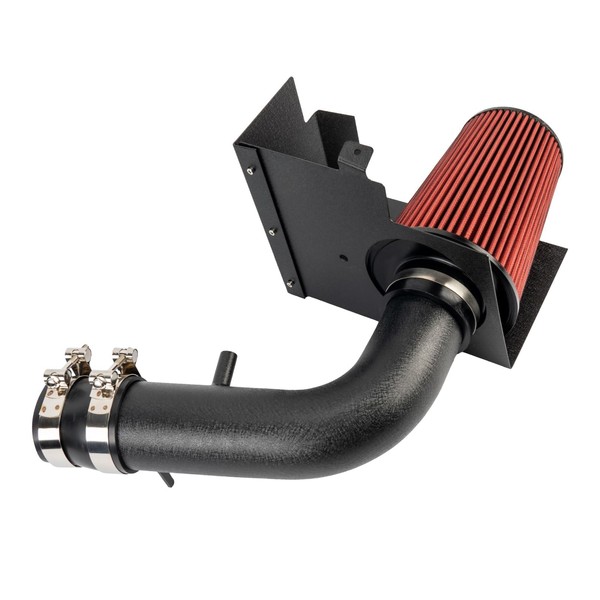 PHILTOP Cold Air Intake Red Tube + Heat Shield Compatible