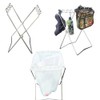 Foldable Outdoor Hamper Stand/Trash Rack/Hanger Caddy for 12 Gallon Trash