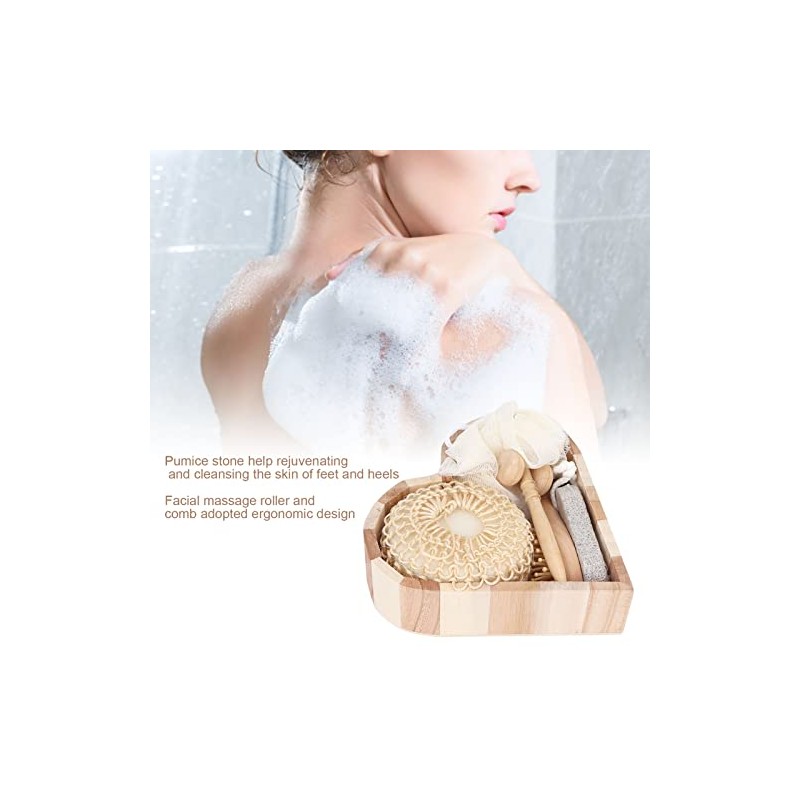 Este Set Exfoliación Corporal Incluye Una Esponja Baño Piedra Pómez