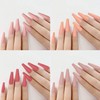 Fannyc 8 Nude Colors Gel Nail Polish Set Kit with
