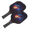 Pickleball Set 2 Rackets 4 Balls 1 Racket Bag Glass
