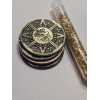 4 PIRATES GOLD METAL POKER CHIPS NEW SILVER GOLD COPPER