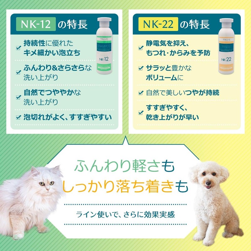 La Fancies Treatment Shampoo & Conditioner NK-12 & 22 200ml