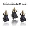 YINETTECH 3X Car Secondary Air Pump Retaining Mount Bracket Cushion