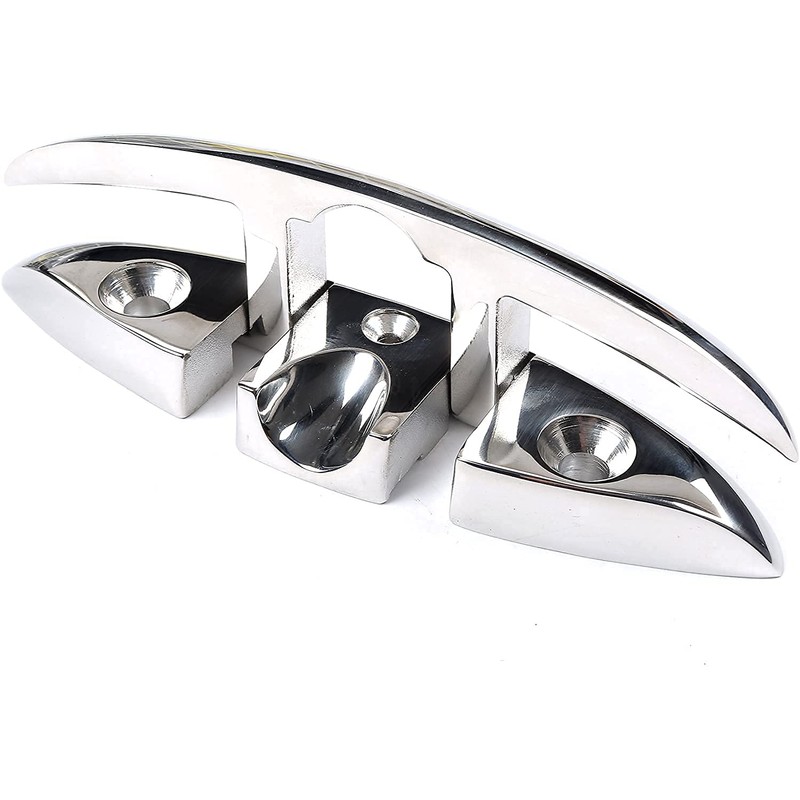 ISURE MARINE Boat Folding Cleat 6" Flip-up Heavy Dock Cleat