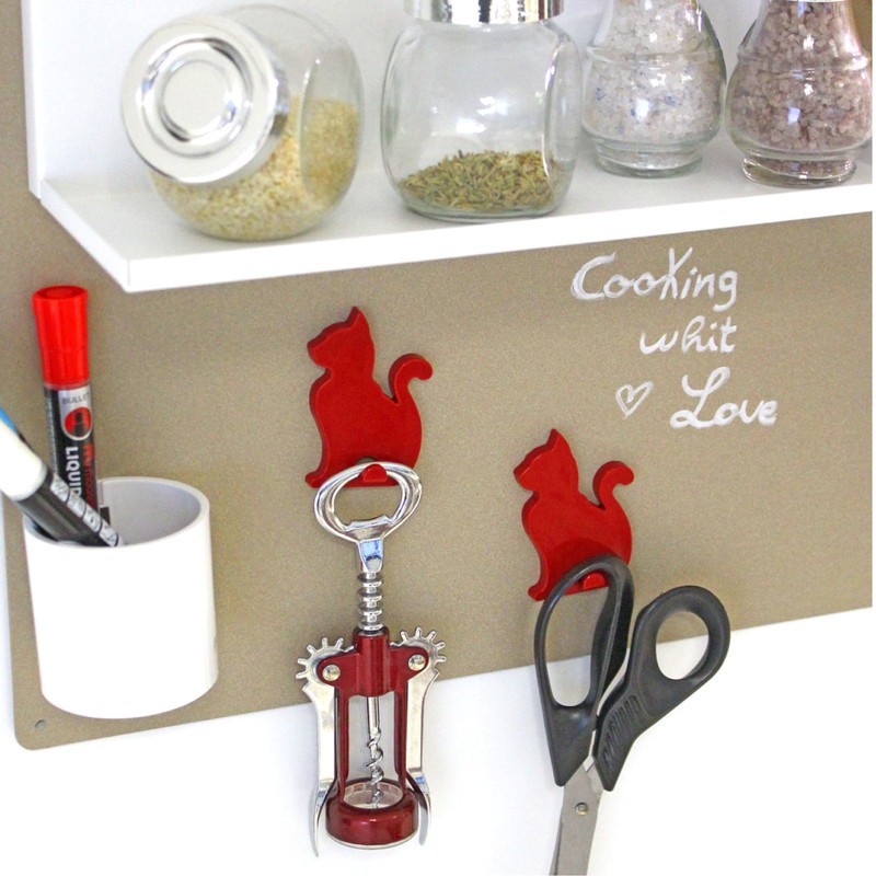 KalaMitica - Set of 2 Hooks for Magnetic Wall Board