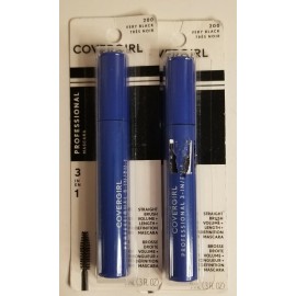 COVERGIRL (2) CoverGirl Professional Regular Brush Mascara, Very Black 200