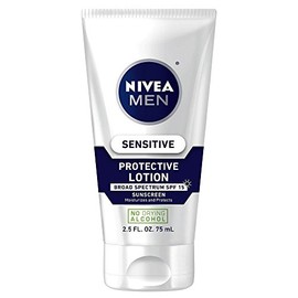 Nivea for Men Sensitive Moisturizer SPF 15-2.5 oz (4 Pack)