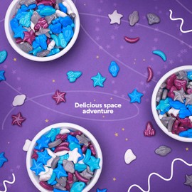 Space Hard Candy - 1.7 LB Bulk Candy for Gumball Machine Refills - Assorted Candy for Candy Machine - Runts Candy for Vending Machine - Party Favors Space Candy - Aliens Candies