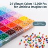 Mini Iron Fuse Beads Kit, 24-Colour Hammer Set for Pixel