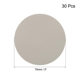 TA-VIGOR 30 Pack 75mm 3000 Grit 3" Hook and Loop Sandpaper Electrostatic Sand Plants Silicon Carbide Sanding Discs