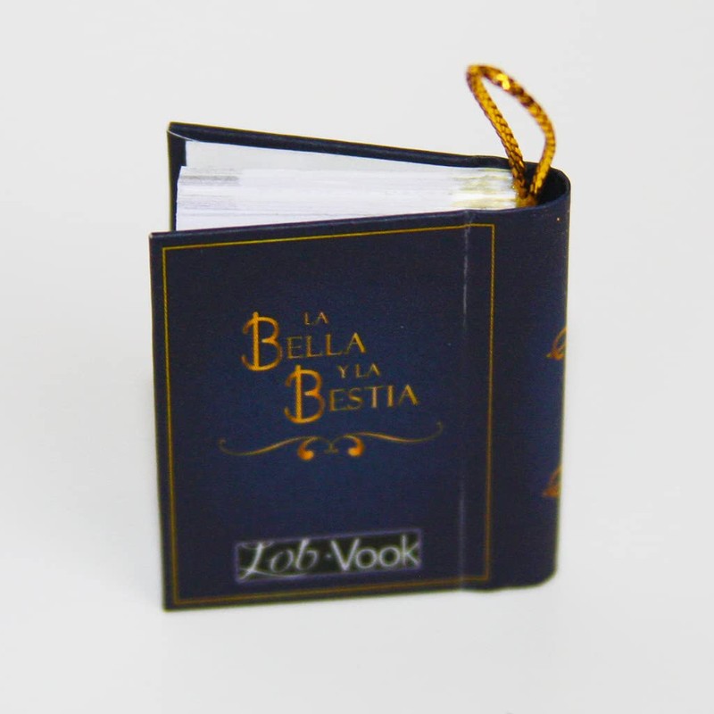 La Bella y la Bestia - Collar de Libro con