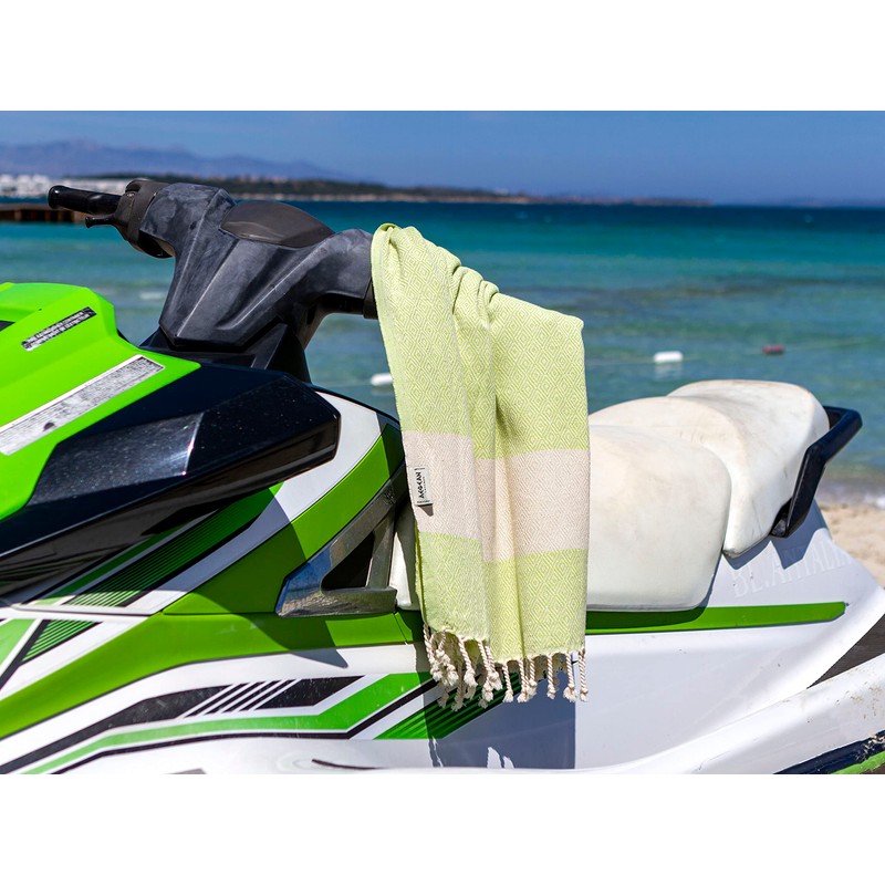 Aegean Concept Turkish Beach Towels, Oversized, Sandcloud Bath Towel, Packable,