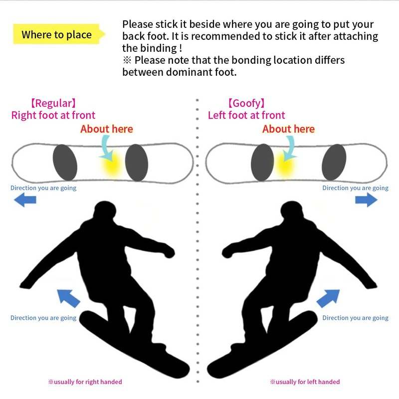 VEROMAN Snowboarding Stomp Pad (Heart-Shaped A)