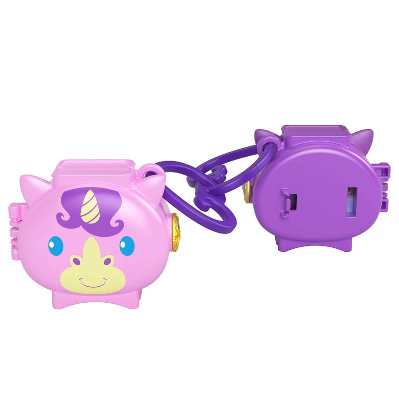 Mattel Polly Pocket Pet Connects - Unicorn Micro Playset -