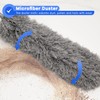 Microfibre Duster for high Ceilings, 100" Telescopic Extension Pole kit,