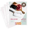 Heavy Duty Recipe Protectors, Holds Standard 8.5" x 11" Paper,