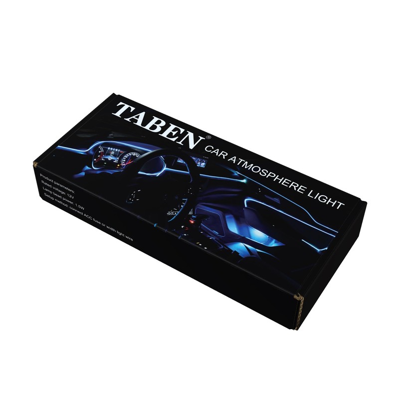 TABEN Car Interior Ambient Lighting Kits USB 3 Metre Fibre