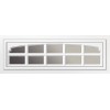 Clopay Ideal Holmes CHARLESTON 608 ALMOND Replacement Window Inserts/LONG Panel
