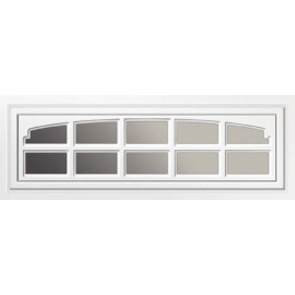 Clopay Ideal Holmes CHARLESTON 608 ALMOND Replacement Window Inserts/LONG Panel IDEAL Garage Doors