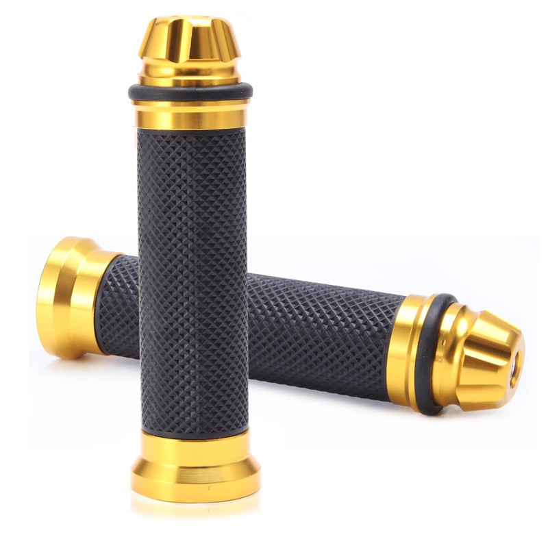 Universal Pair of 7/8" 22mm Rubber Handlebar Hand Grip Bar