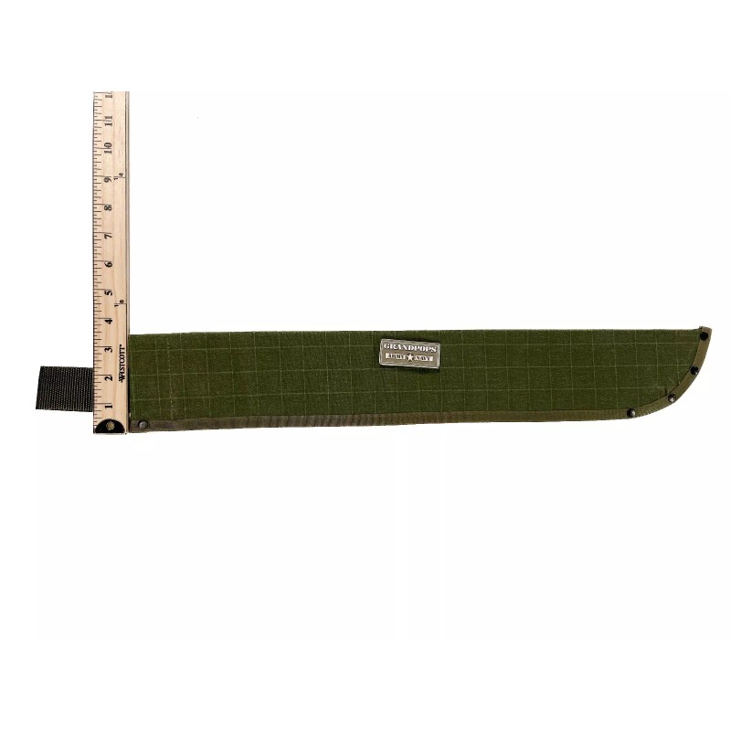 U.S. MILITARY STYLE REPRO OD GREEN RIP-STOP CANVAS 21" MACHETE