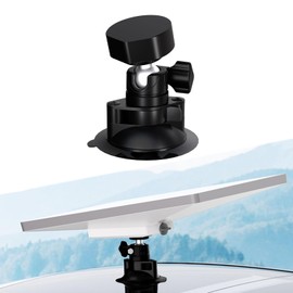 HZGAMER Starlink Mini Car Mount for Dashboard, Starlink Mini Suction Cup Car Mount Kit Ensures Stable Setup While Driving, 360° Adjustable - Angle Aluminum Alloy Tripod Adapter Include