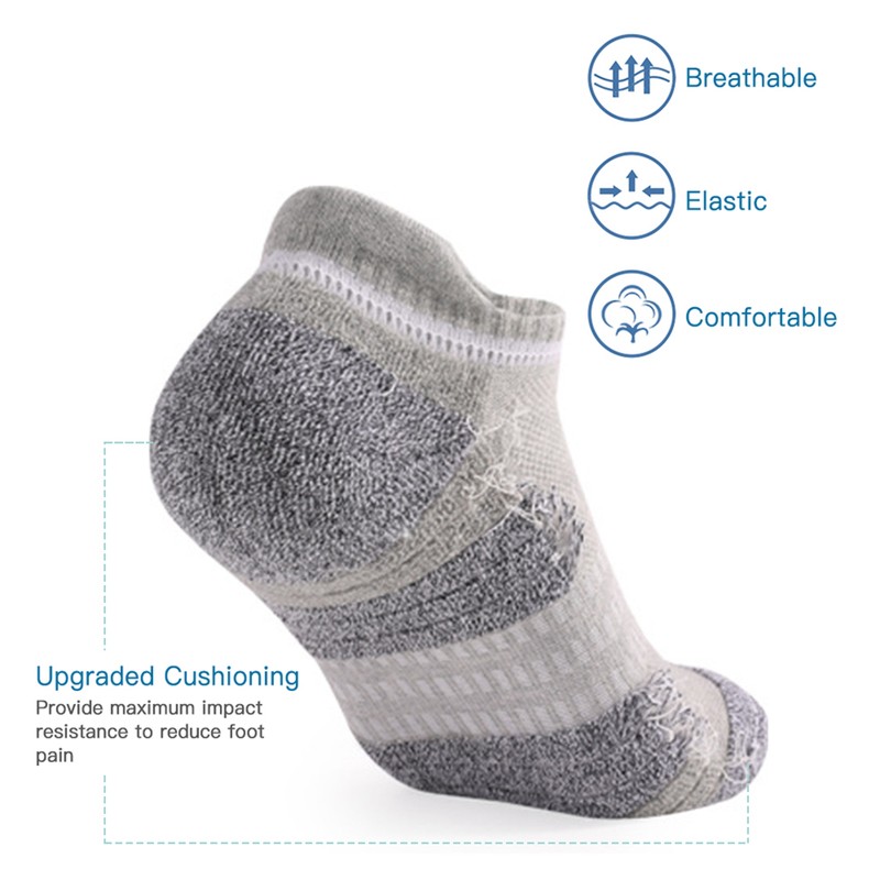 6 Pack Running Socks for Men Women Breathable Cushioned Athletic