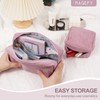 MAGEFY 2 Pcs Small Makeup Bag for Handbag, Corduroy Make