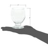 Red Co. Clear Wine Drinking Glass Goblet with Short Stem,