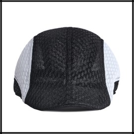 White Fang CA831 Plain Mesh Hunting Hat, Outdoor, Fishing, Men's, Women's,, black white