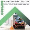 Buffalo - Premium Orange Cup Drain Plunger - Heavy Duty