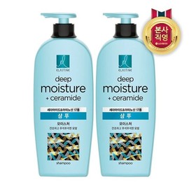 Elastin Ceramide Moisture Shampoo 680ml x 2 / 엘라스틴 세라마이드 모이스처 샴푸 680ml x 2개