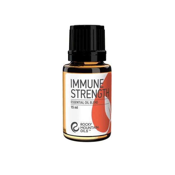Rocky Mountain Oils Immune Strength Essential Oil Blend - 100% Pure and Natural Essential Oils for Diffuser, Topical, and Home - 15ml