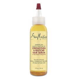 Sheamoisture Hair Serum Oil for Damaged Hair Jamaican Black Castor Oil Hair Oil with Shea Butter 2 oz
