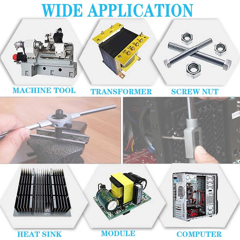 Yuentoen 20-Piece Thread Cutter Set, Alloy Steel Thread Cutting Set,