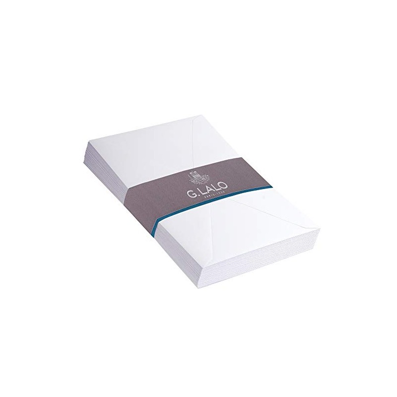 Clairefontaine - Ref 19101L - Diploma White Gummed Envelopes (Pack
