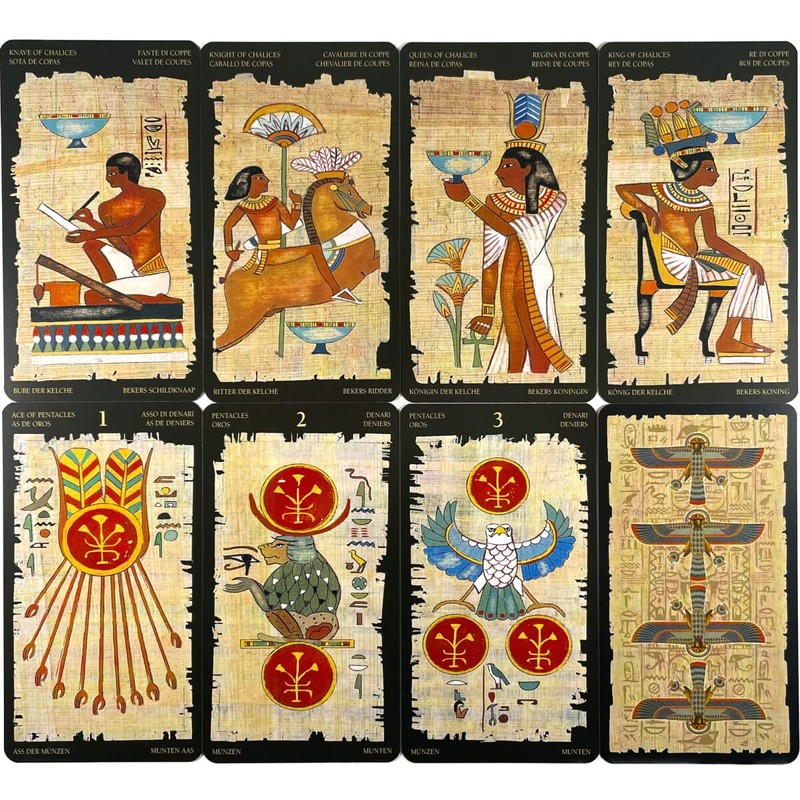 Tarot Cards, 78 Cards, Tarot Divination, Egyptian Tarot, Japanese Instruction