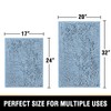 H.VERSAILTEX Bath Mats - Non Slip Luxury Chenille Bathroom Rugs,