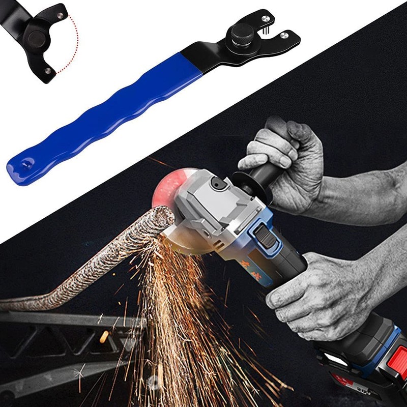 Angle Grinder Adjustable Spanner, Universal 10-52mm Pin Key Wrench Lock-Nut