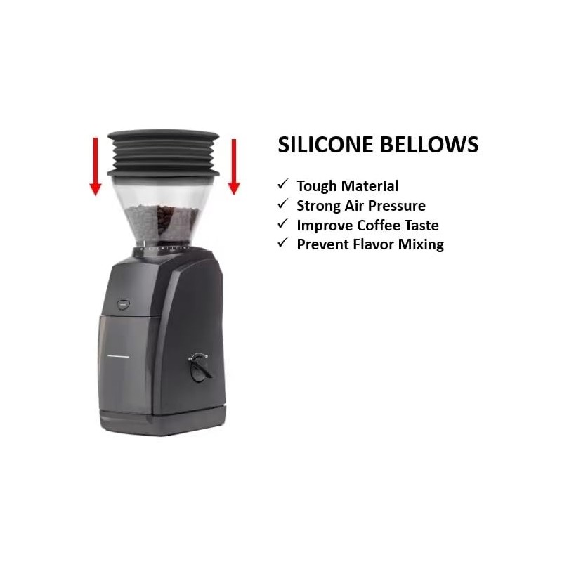 OYSTERBOY 2Pcs Food Grade Durable Silicone Bellows Single Dose Hopper