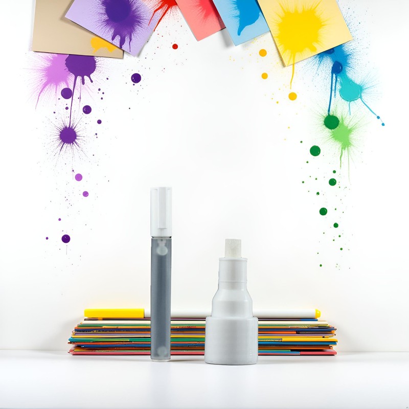 Acrylic Plastic Marker Empty Pen Rods, Graffiti Pen Tubes Resuable