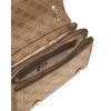 GUESS Noelle II Convertible Xbody Flap Bag Latte Logo /