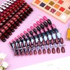 720 piezas 30 juegos de uñas postizas cuadradas medianas, uñas