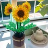 Wizardi Brick Potted Flower - Sunflower Building F07M9-9(101)