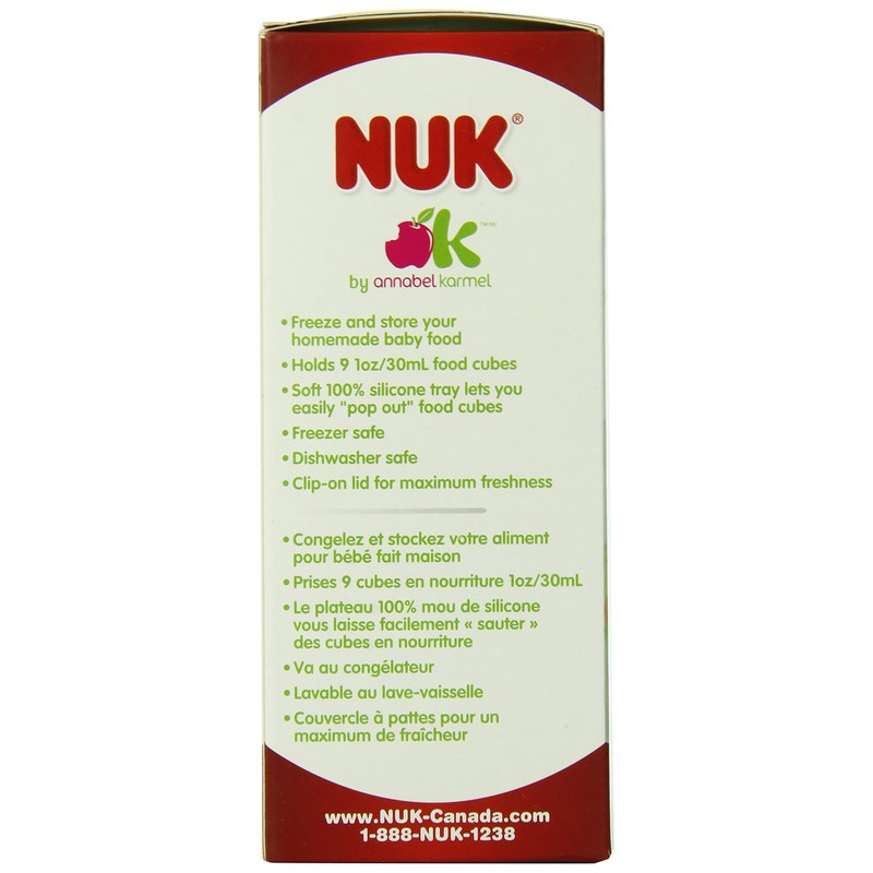 NUK Homemade Baby Food Flexible Freezer Tray and Lid Set