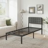 Maenizi Twin XL Bed Frames with Upholstery Headboard, 14 Inch