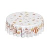 Keeawou Thanksgiving Fall Round Tablecloth - 60 Inch | Water