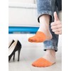 SATINIOR 8 Pairs Toe Topper Socks for Women, Mule Toe